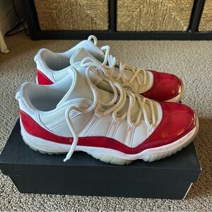 Nike Air Jordan 11 Retro Low Cherry 2016 Size 13 Men’s White Red 528895-102 OG